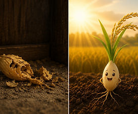two grains of rice