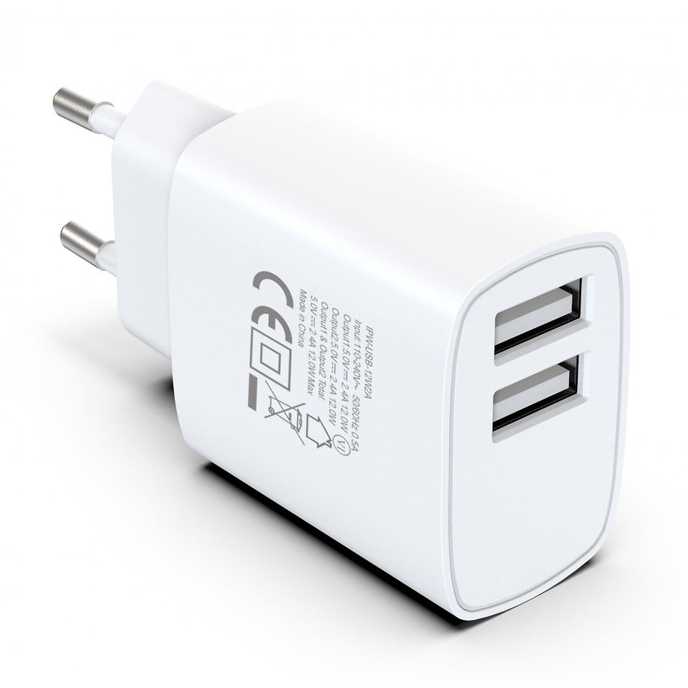 Miniatura: TECHly Caricabatterie 2xUSB 12W