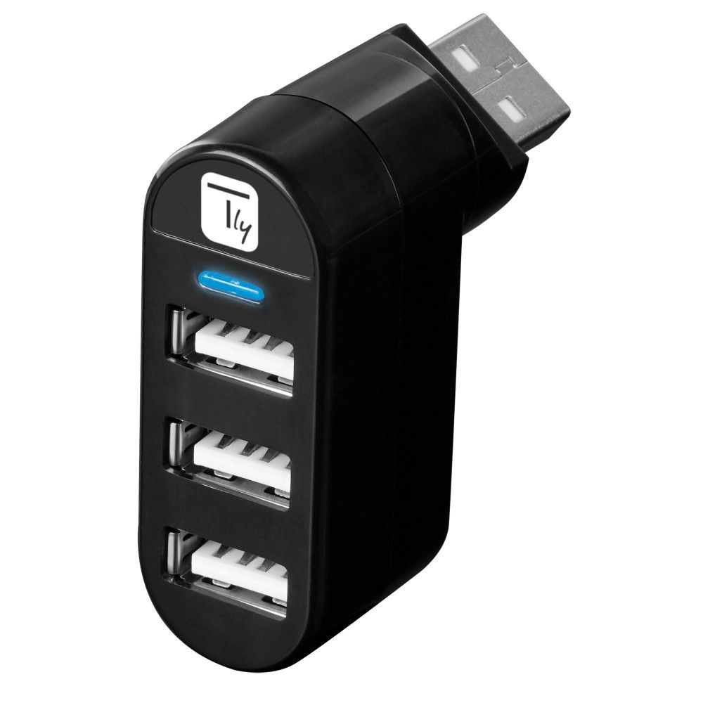 TECHly Hub USB 2.0 orientabile
