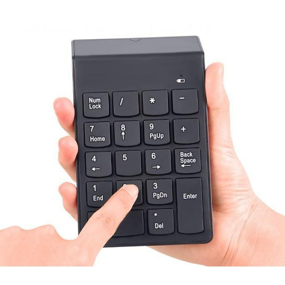 Miniatura: Manhattan Tastierino numerico wireless 18 tasti