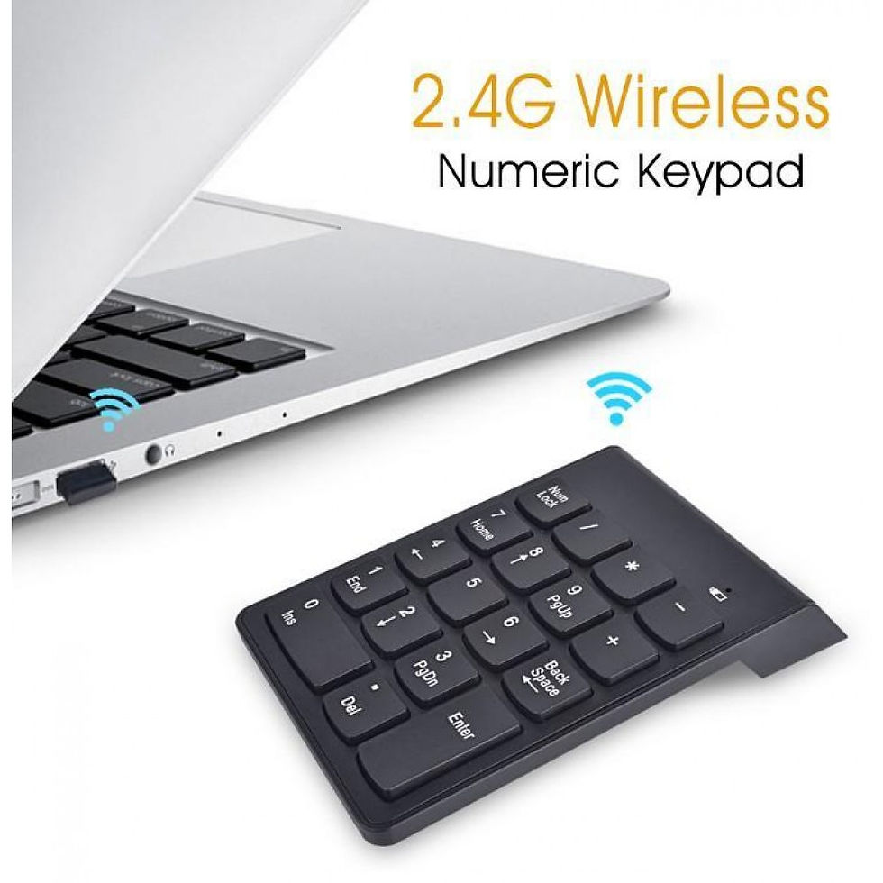 Miniatura: Manhattan Tastierino numerico wireless 18 tasti