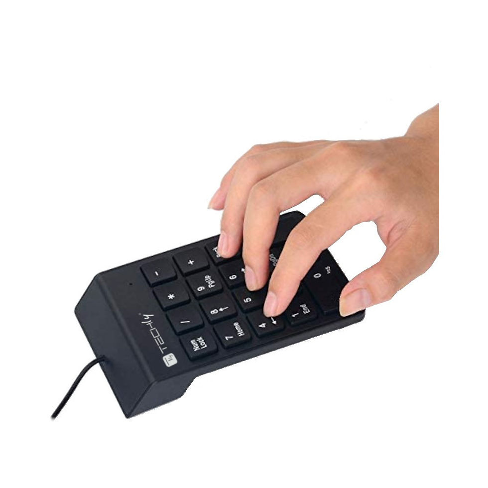 Miniatura: TECHly tastierino numerico USB a 18 tasti
