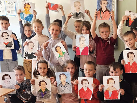 Wierni spuściźnie literackiej Juliusza Słowackiego. Tydzień z patronem w szkole podstawowej w Golinie