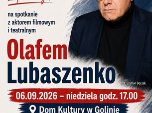 Narodowe Czytanie z Olafem Lubaszenko w Golinie