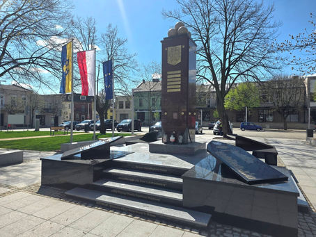 Pomnik Niepodległości w Słupcy po remoncie