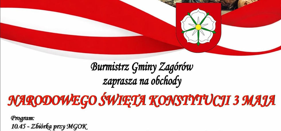 Narodowe Święto Konstytucji 3 Maja w Zagórowie