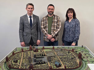 Zrobił makietę XVI-wiecznej Słupcy