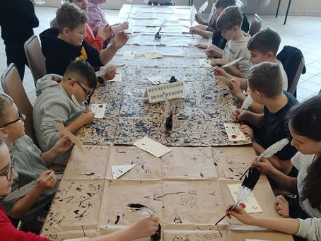 Warsztaty papiernicze w Cieninie Zaborny