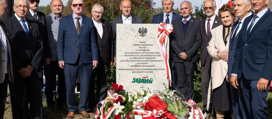 W Brudzewie odsłonięto tablicę poświęconą Andrzejowi Miążkiewiczowi