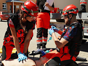 Dobowa rywalizacja drużyn w ramach Ogólnopolskich Mistrzostw KPP i Ratownictwa Medycznego