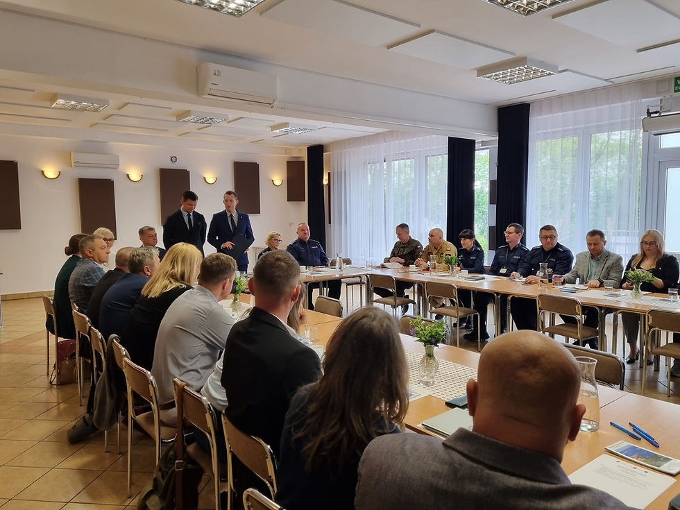Rozmawiali o bezpieczeństwie na Jeziorze Powidzkim