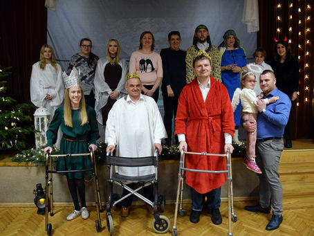 Spotkanie wigilijne Stowarzyszenia Przyjaciół Osób Niepełnosprawnych