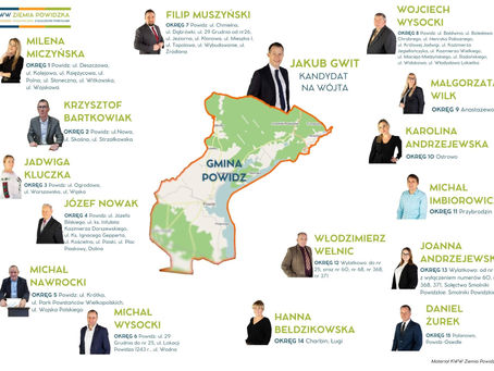 Poznaliśmy kandydatów z listy Jakuba Gwita do Rady Gminy Powidz