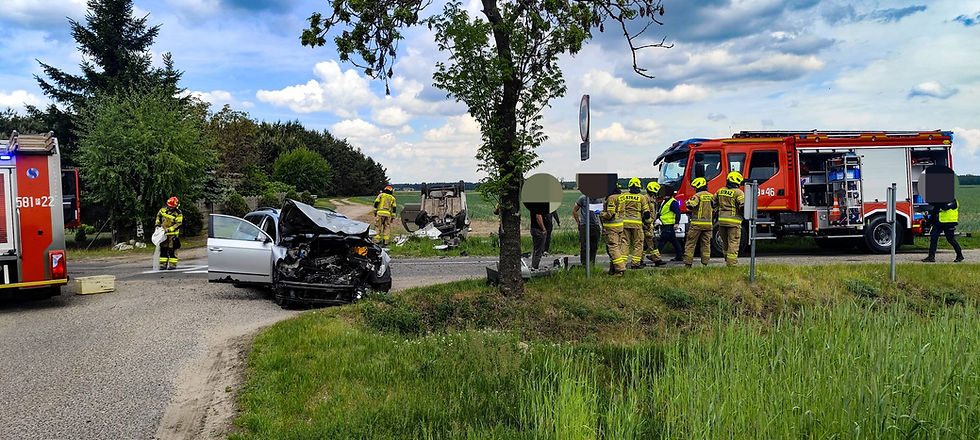 Wypadek w Janowie