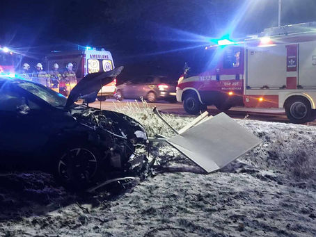 Dachowanie auta w Sługocinie Kolonii