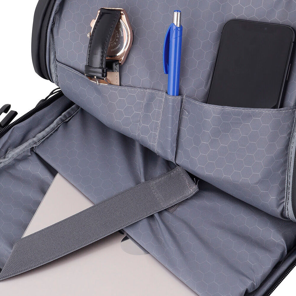 Miniatura: Mochila Executiva para Notebook 19L com Alças Acolchoadas e Engate para Mala