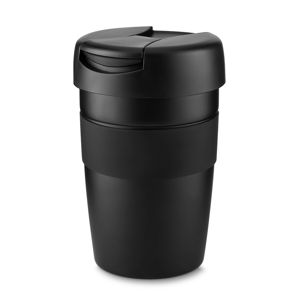 Copo Térmico com Tampa para 400ml All Black Coffee Time