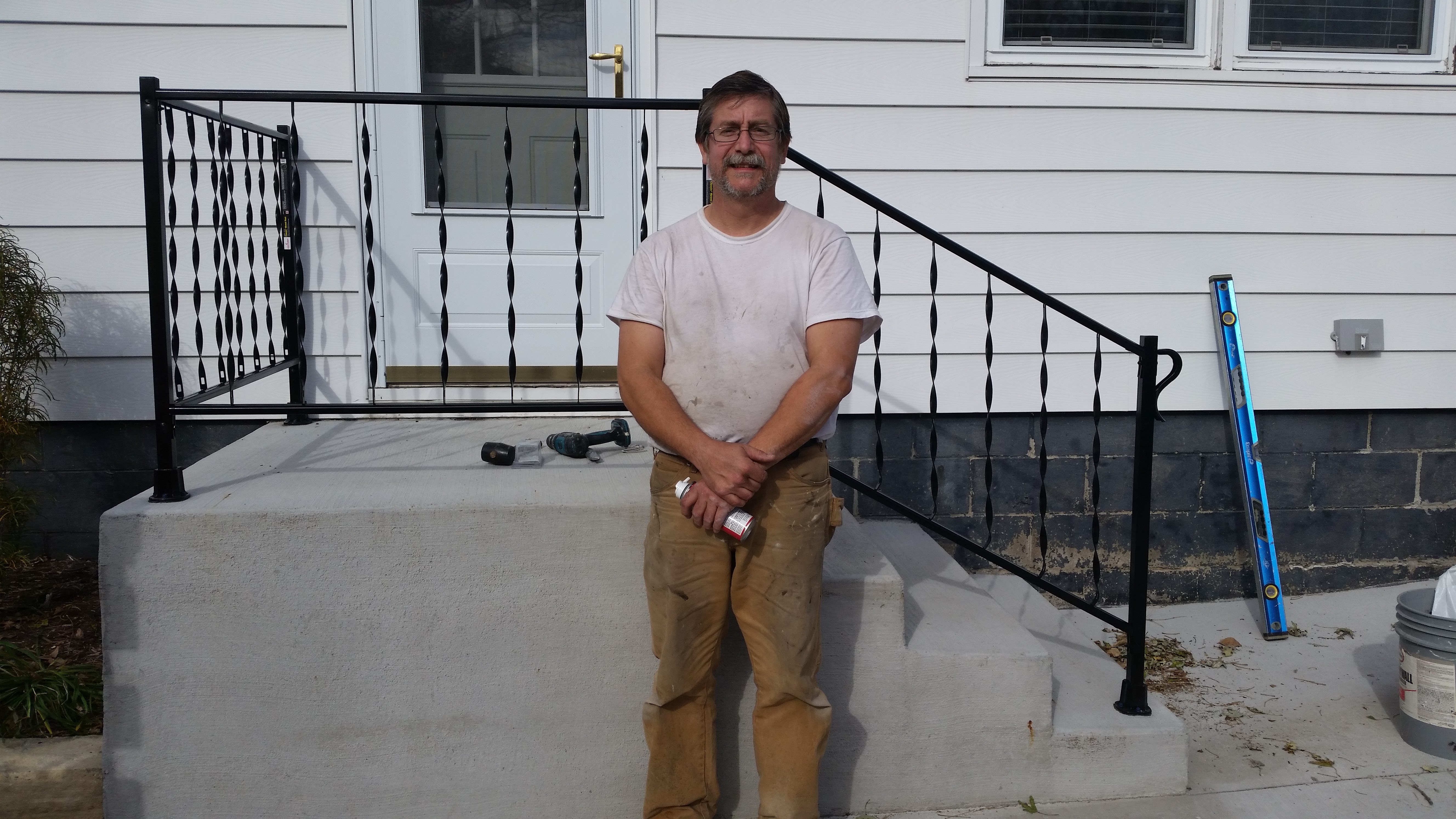 Stoop Handrails