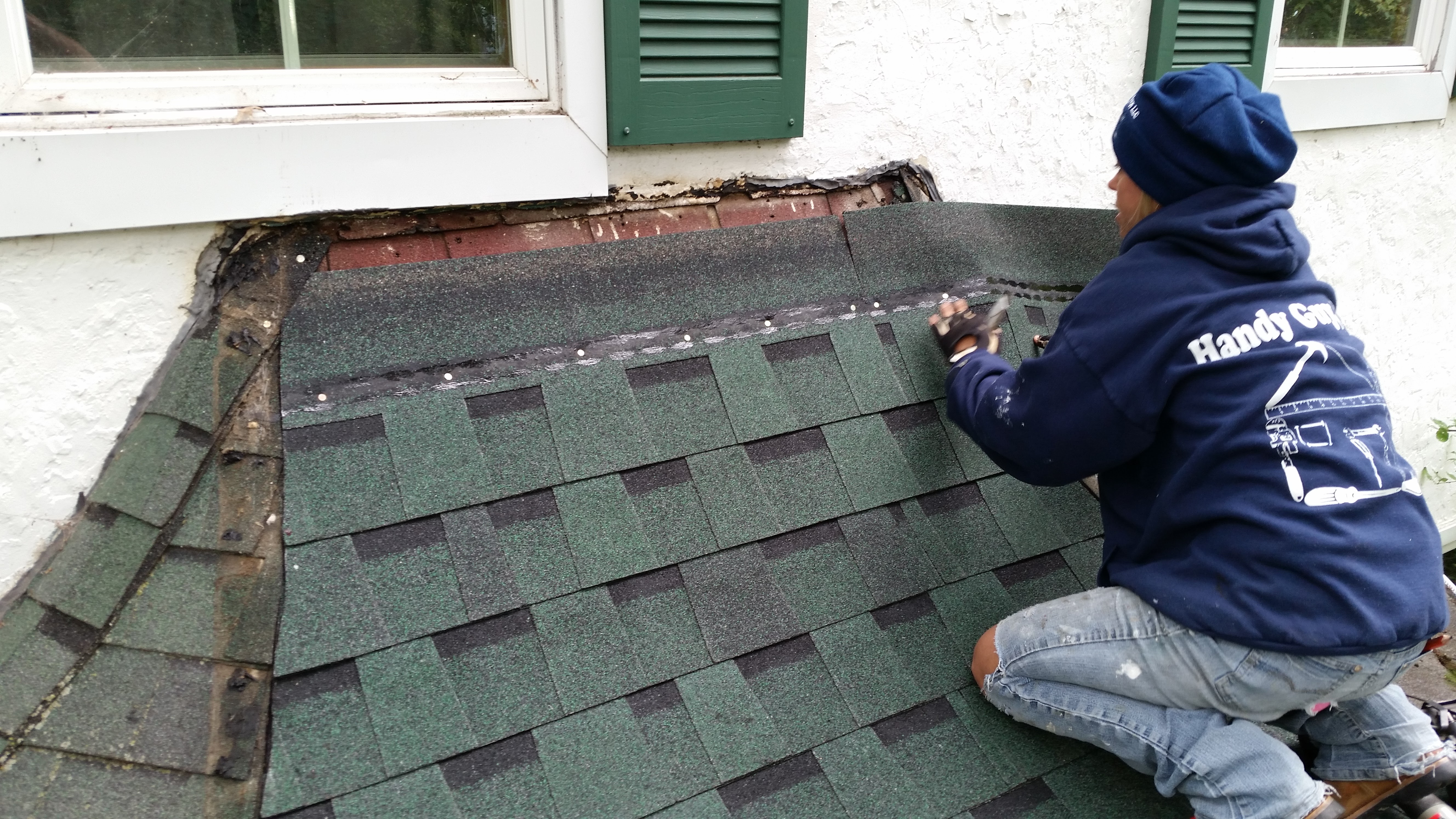 Handy Girl Severe Roof Leak Repair