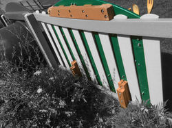 Music Wall - Attached, Rear View