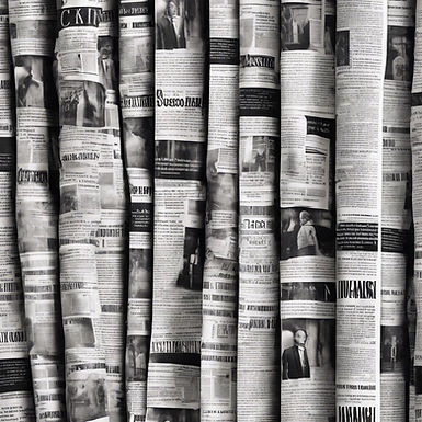 black and white newspaper print in columns.jpg