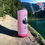 Thumbnail: Crazy Hiking Lady 126oz 4-in-1 Can Cooler Speaker Tumbler with pink speaker