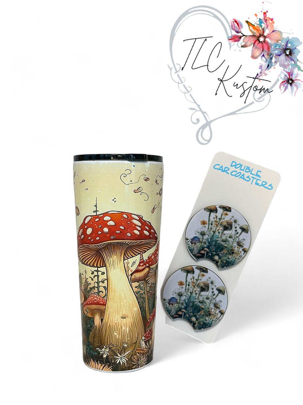 Thumbnail: 22oz Slim - Cottagecore Mushrooms