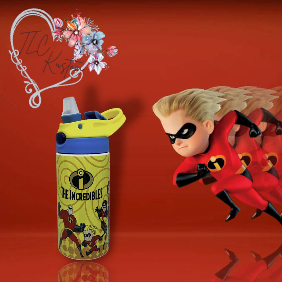 12oz Kids Sippy Tumbler (Blue/Yellow) - The Incredibles