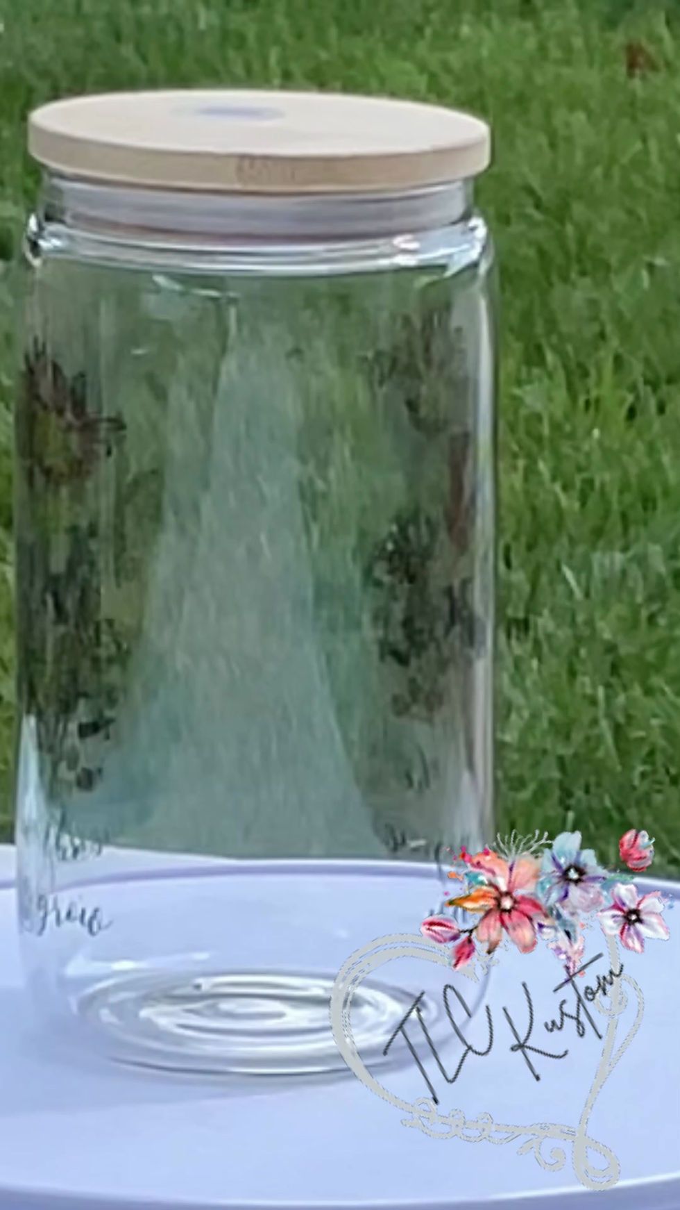 Thumbnail: 12oz Glass Can - Wildflowers