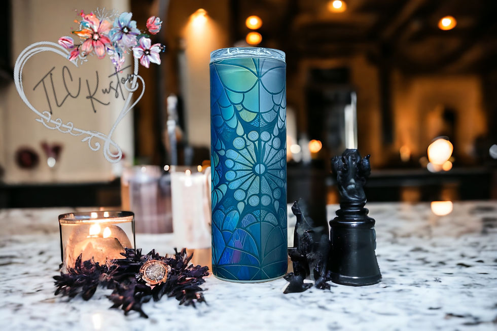 Thumbnail: 20oz Duo Glass Tumbler (Matte) - Wednesday Addams Dorm Room Window