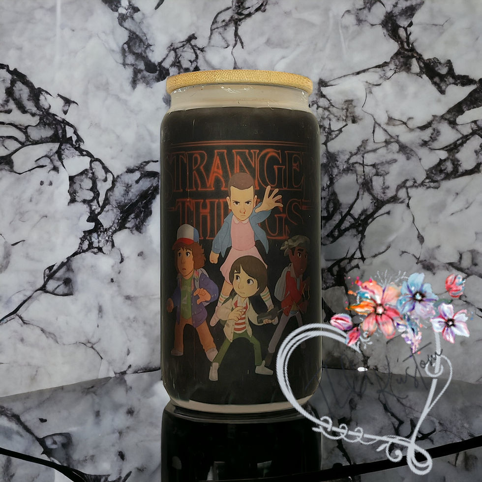 Thumbnail: 16oz Glass Can - Stranger Things