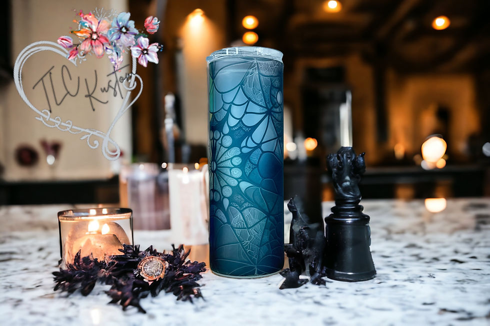 Thumbnail: 20oz Duo Glass Tumbler (Matte) - Wednesday Addams Dorm Room Window