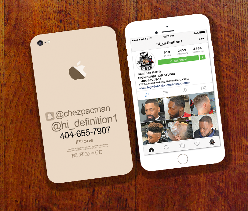 iPhone/Instagram Inspired Design