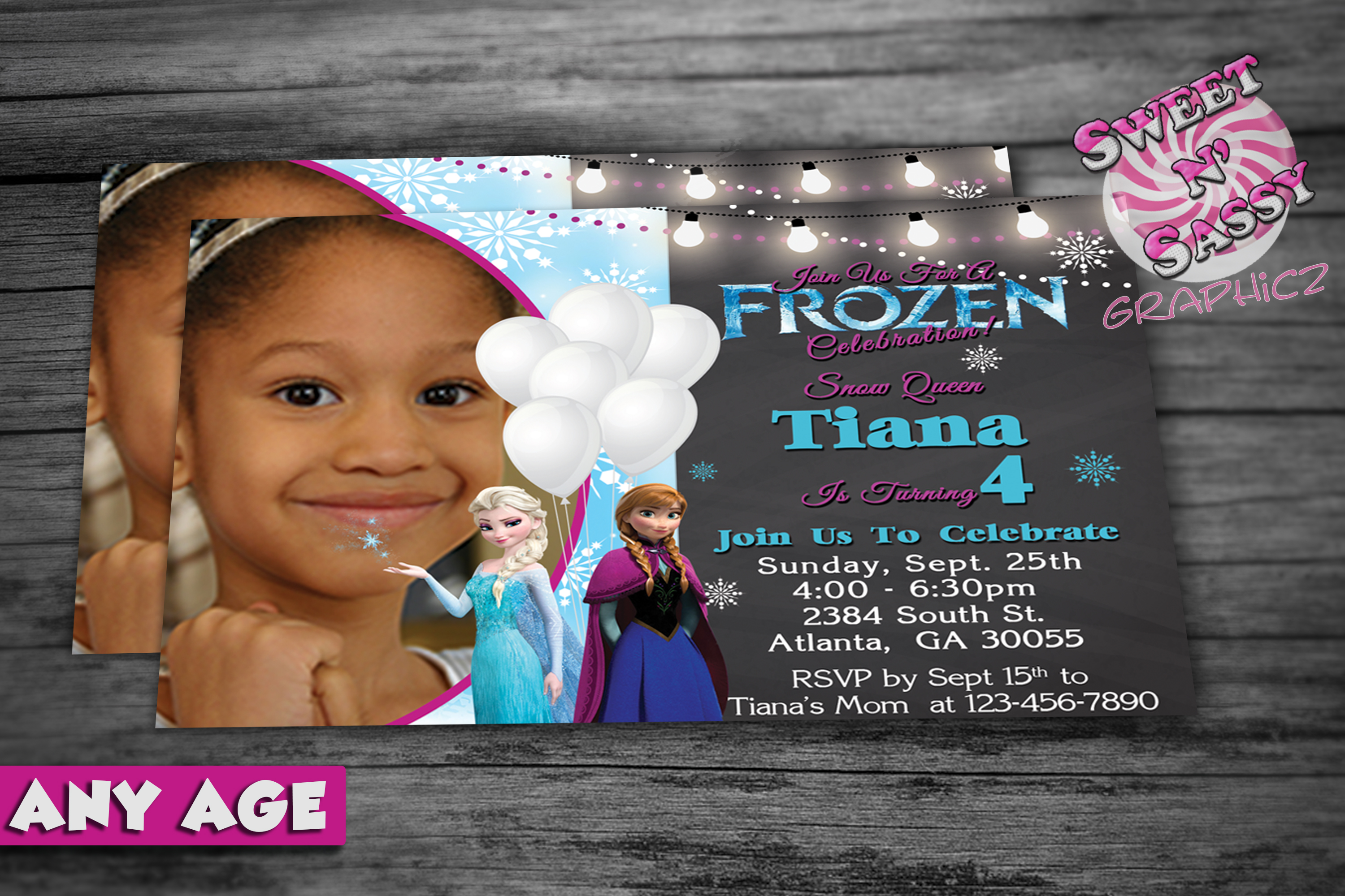 Frozen Birthday Invitation