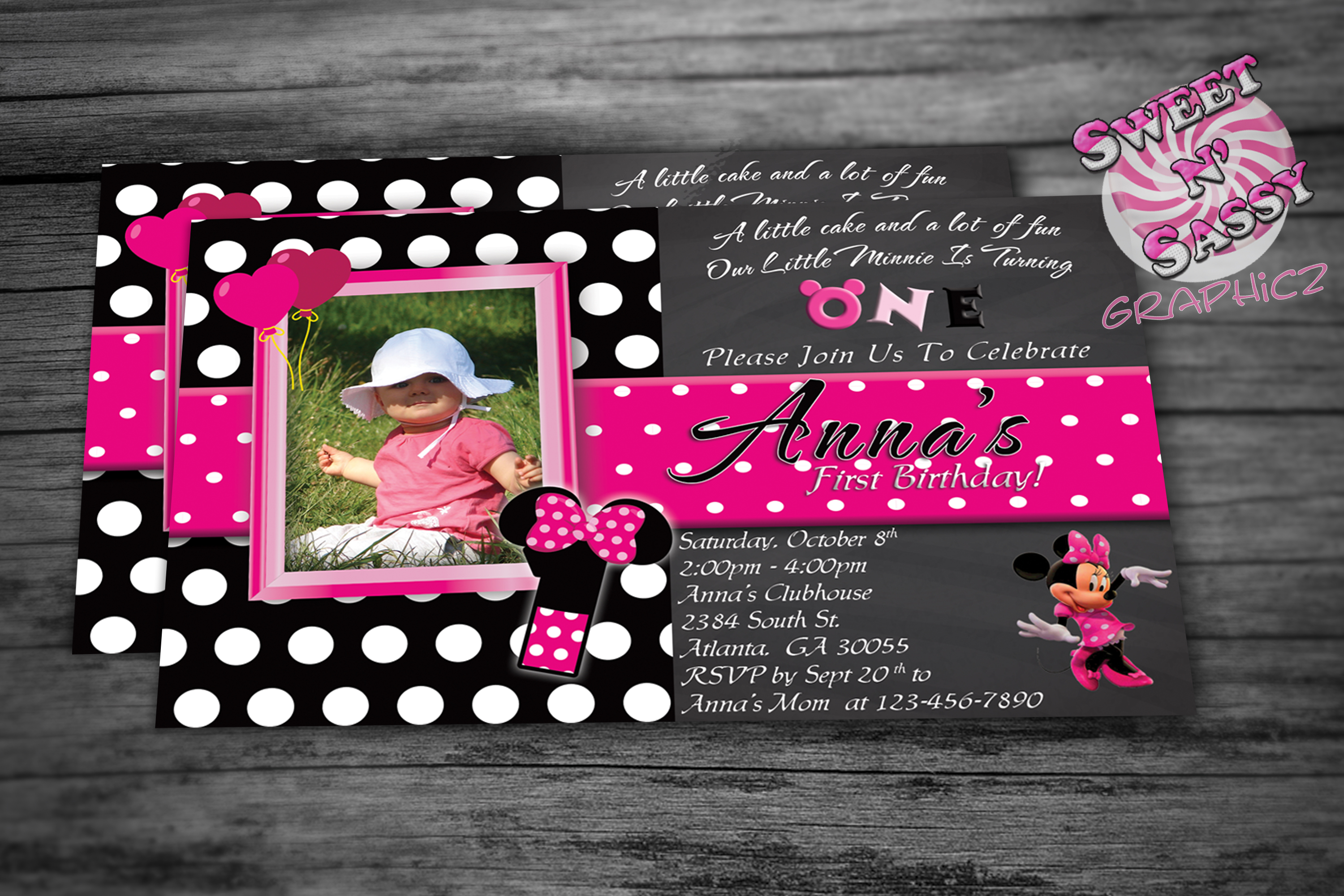 A Minnie Celebration Invitation