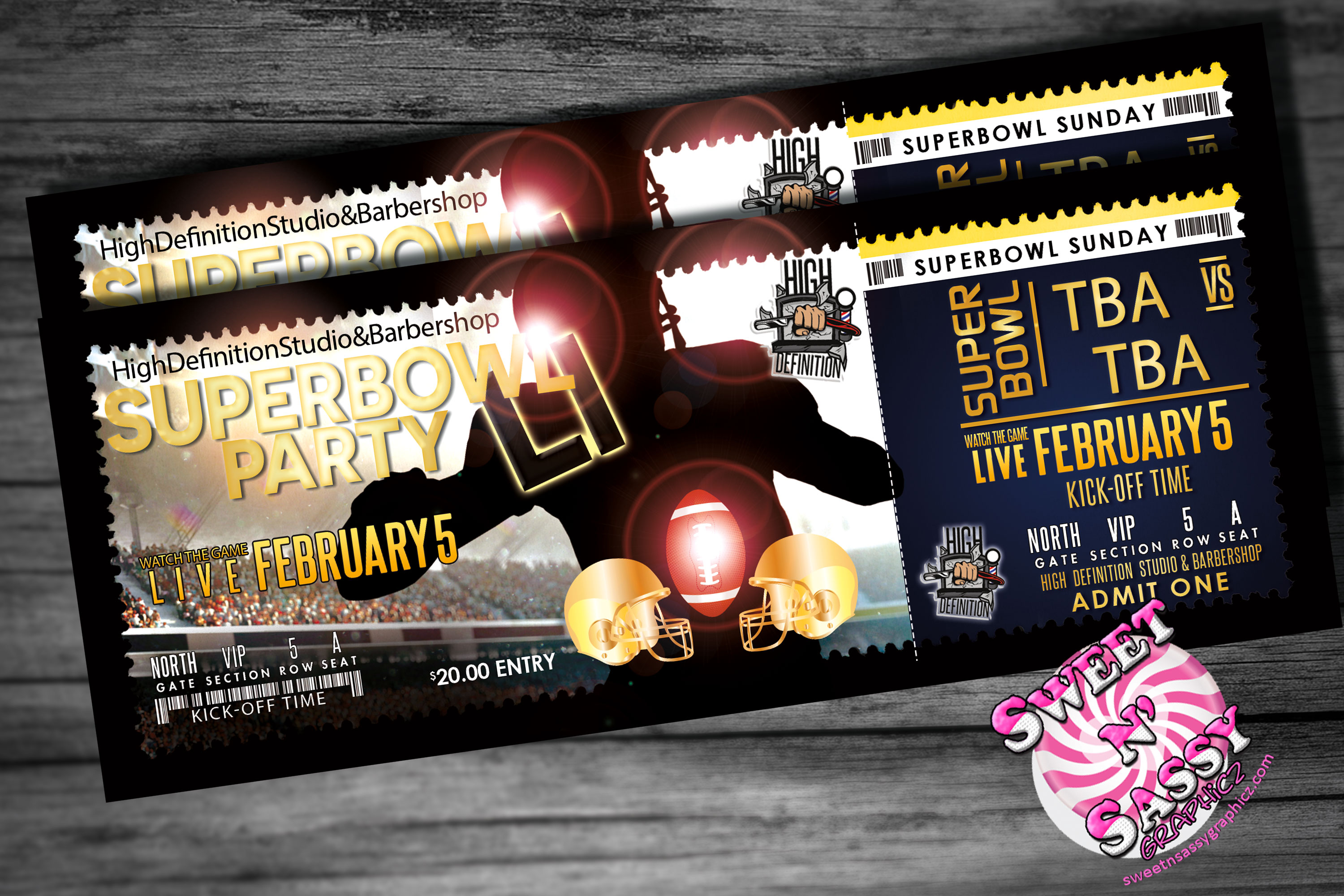 Superbowl Party Event Tickets