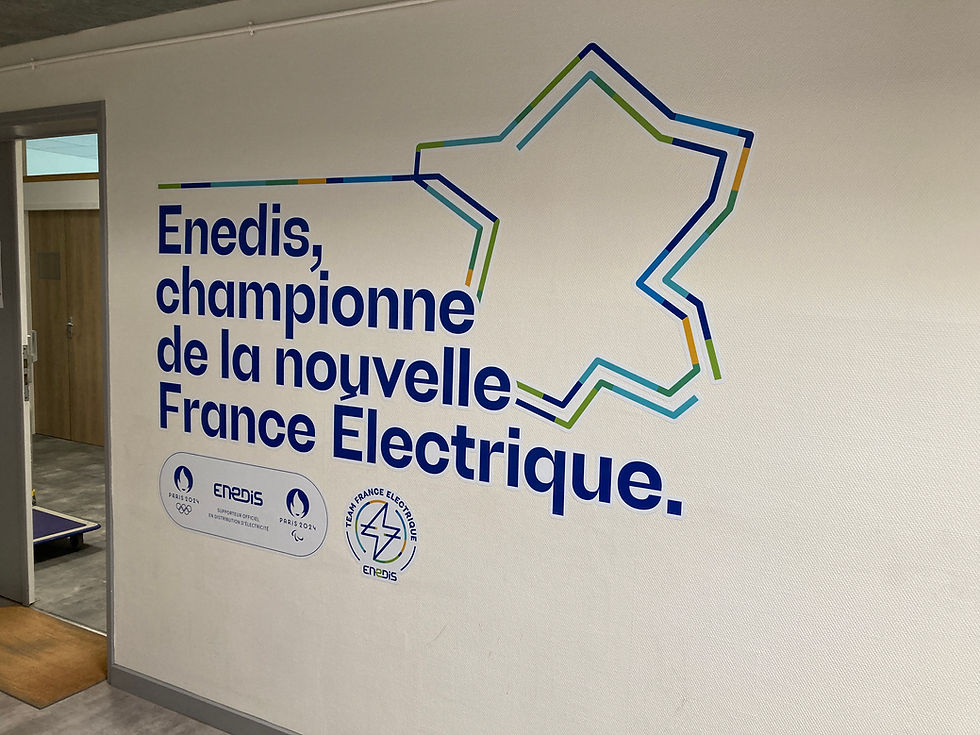 Enedis et CVSI : Une signalétique au service des Jeux Olympiques 2024