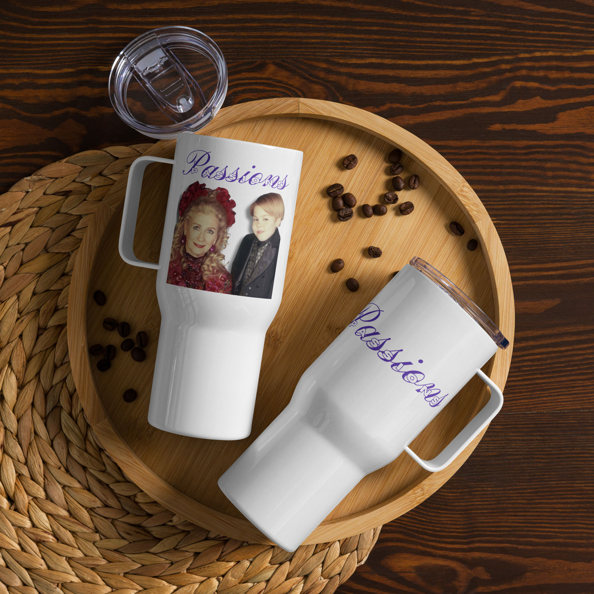 Passions Tabitha and Timmy Travel Mug with Handle