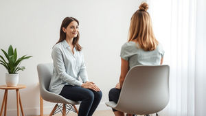 Counselling session between two females