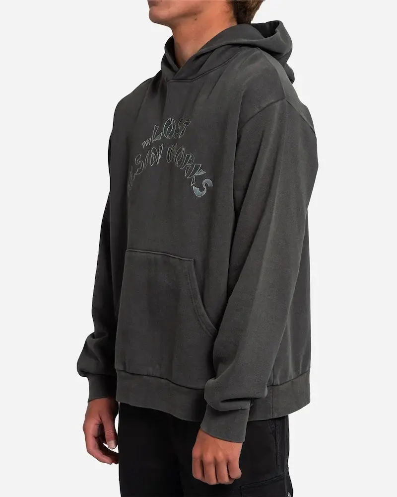 Thumbnail: ...Lost Surfboards Legacy Heavy Hoodie Vintage - Black