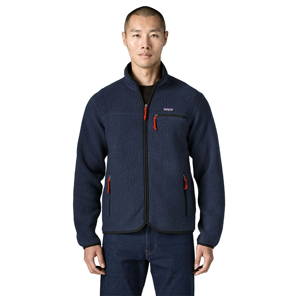 Thumbnail: Patagonia Men's Retro Pile Fleece Jacket - New Navy