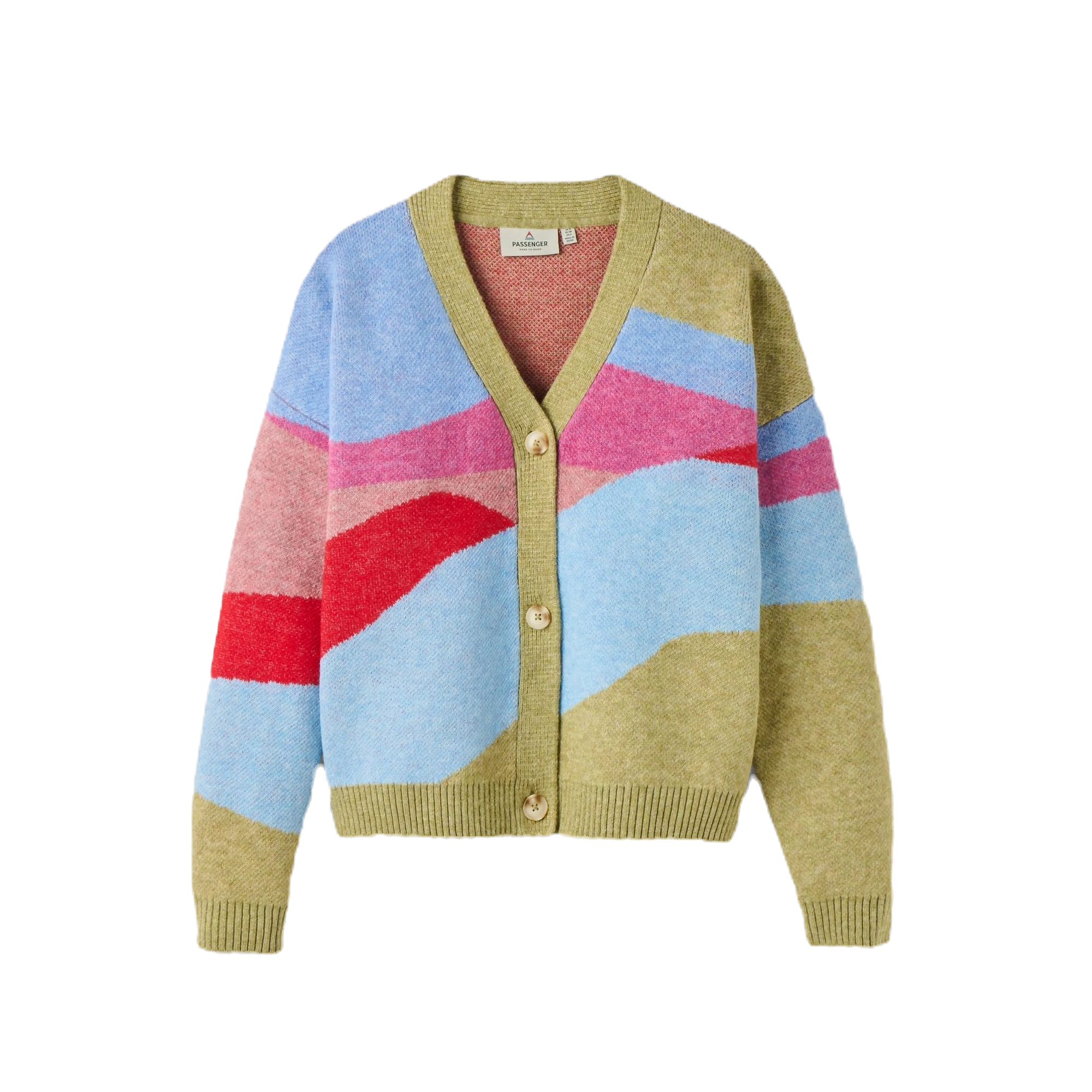 Passenger Women's Scenic Knitted Cardigan - Dusty Olive