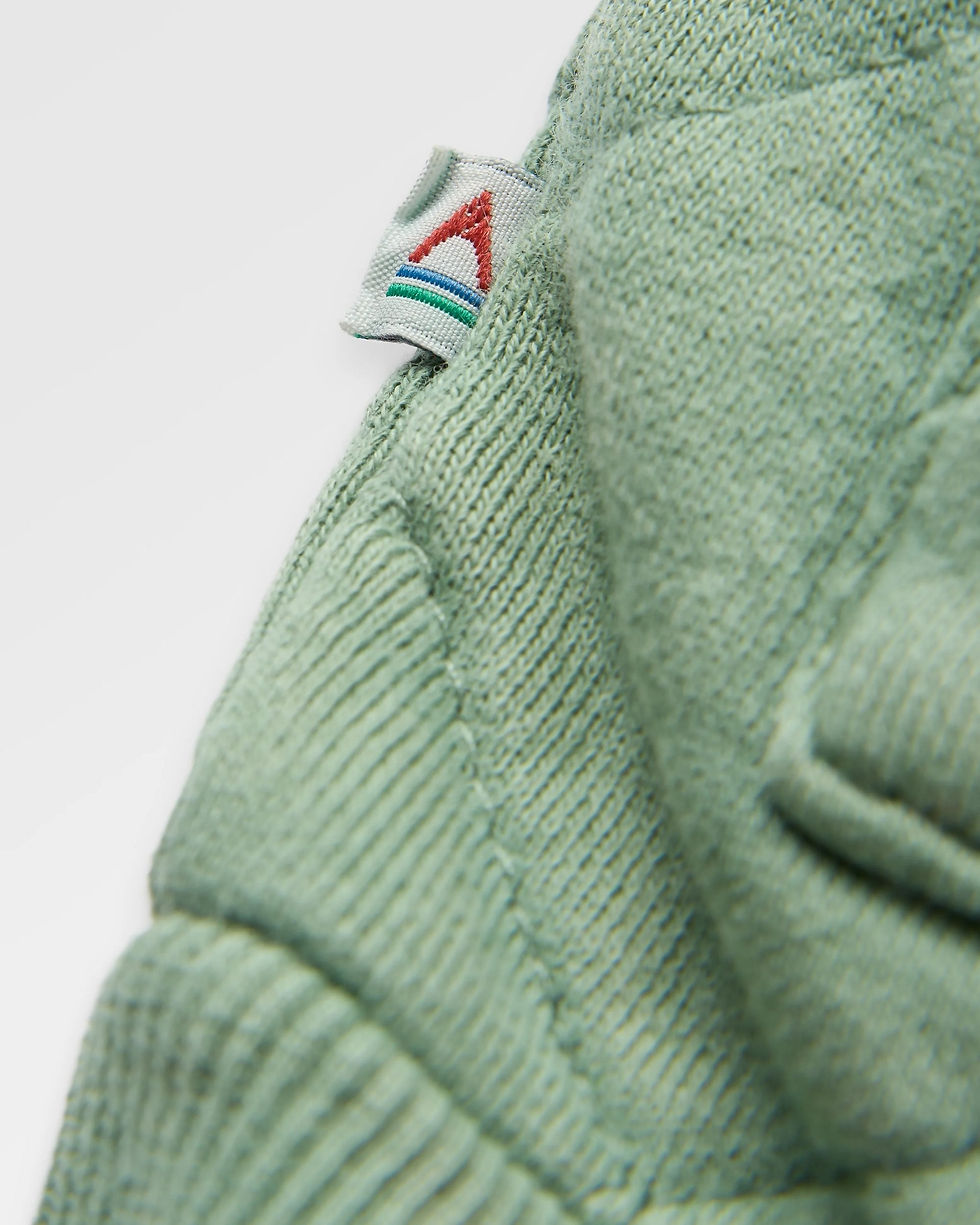 Thumbnail: Passenger Women's Clementine Recycled Quilted Popper Up Hoodie - Pistachio