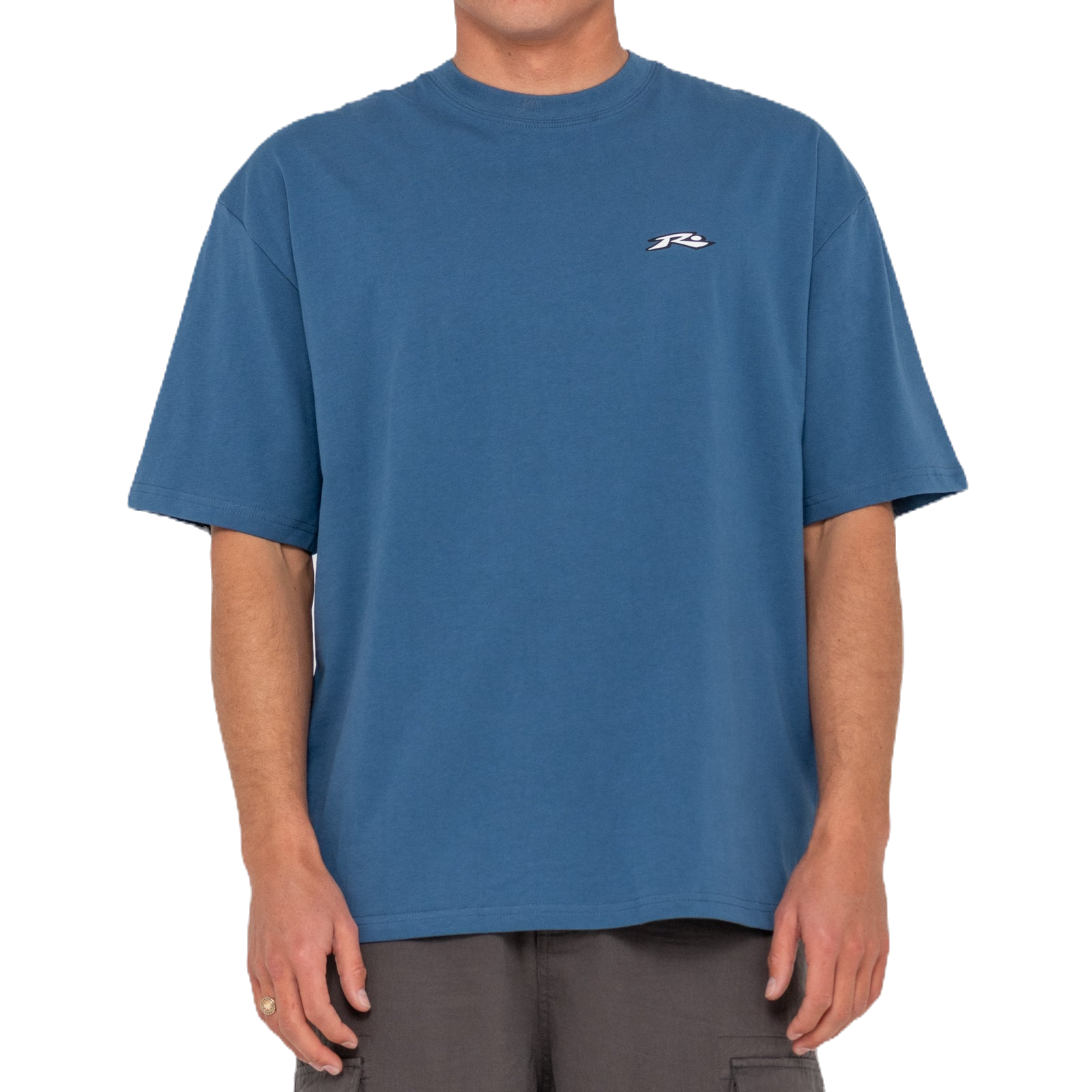 Rusty Registered Short Sleeve Tee - China Blue