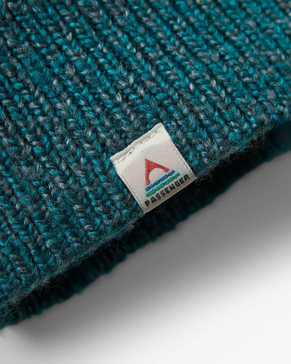 Thumbnail: Passenger Men's Fog Recycled Knitted Jumper - Mediterranean