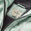 Thumbnail: Passenger Waves Recycled Sherpa Lined Changing Robe - Spearmint/Deep Ocean