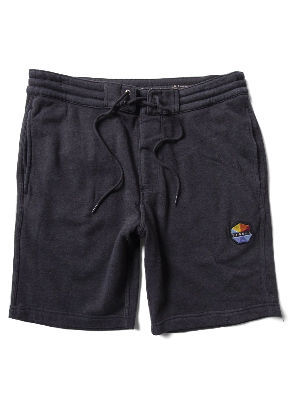 Vissla Solid Sets Eco 18.5" Sofa Surfer Walkshort - Black Heather