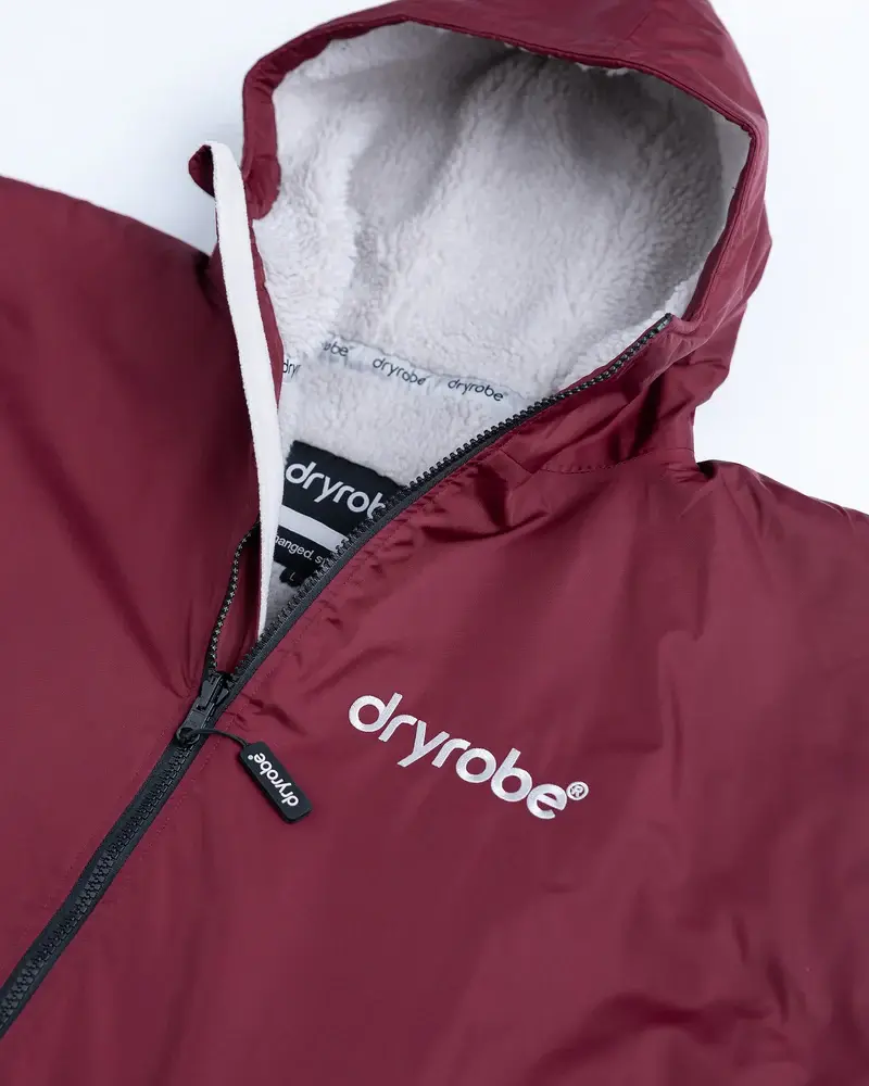 Thumbnail: dryrobe Advance Long Sleeve - Burgundy Grey