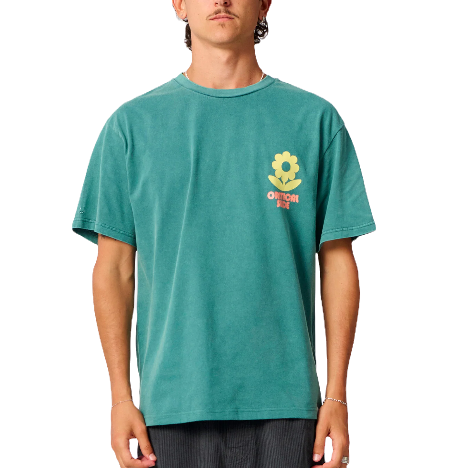 TCSS Sunflower Tee - Dusty Green