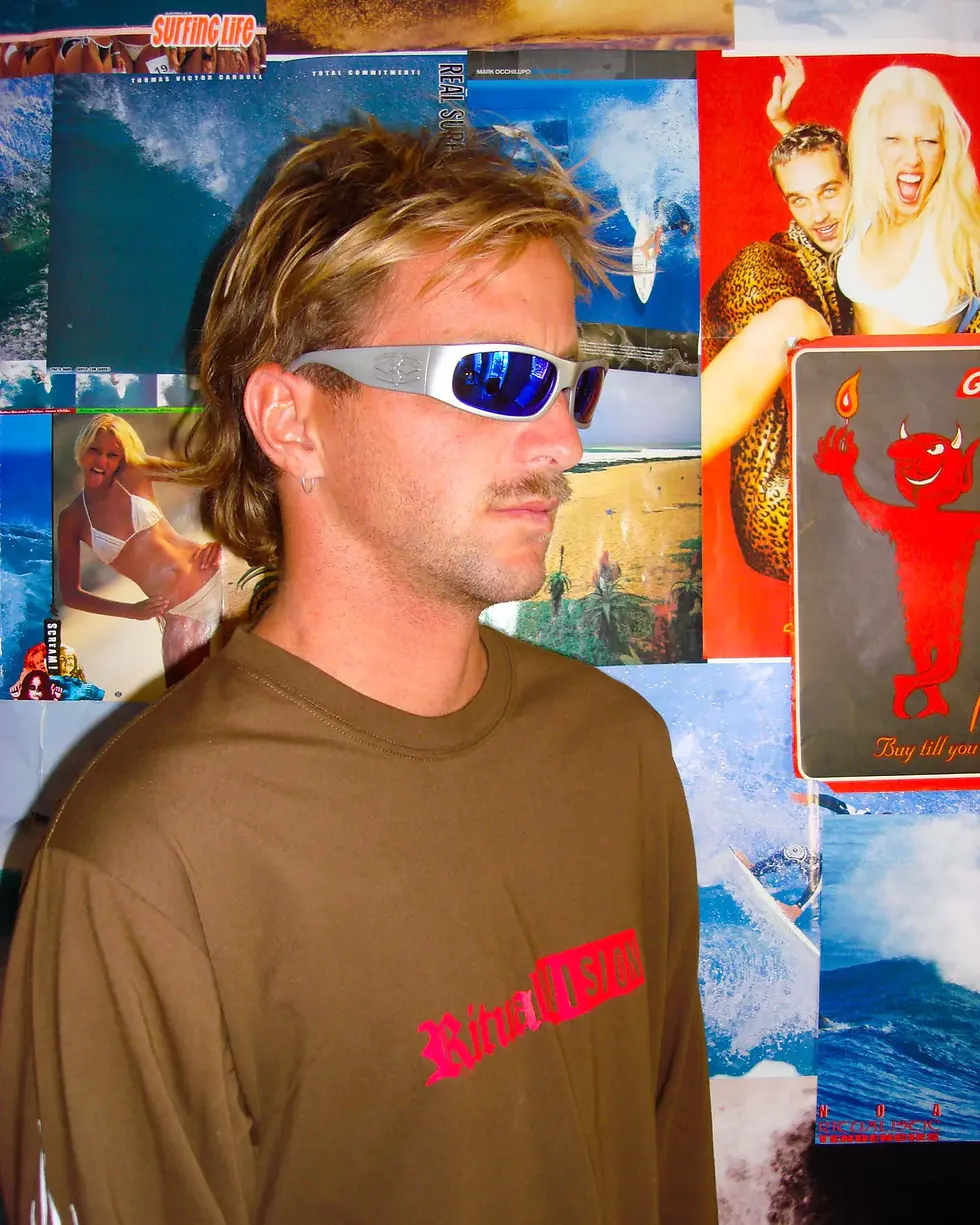Thumbnail: Ritual Vision Parasite - Matte Chrome / Blue Polarised
